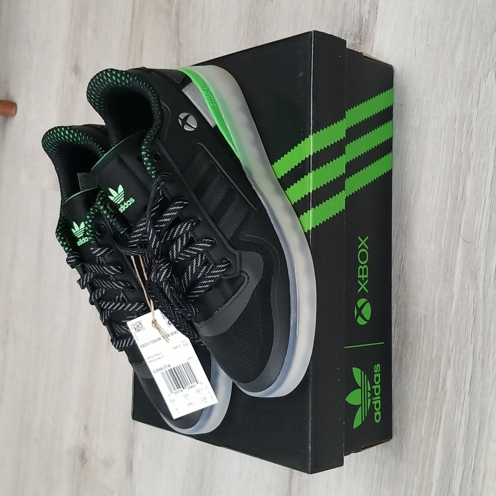 ADIDAS XBOX FORUM TECH BOOST X CORE BLACK & CUSTOMIZED